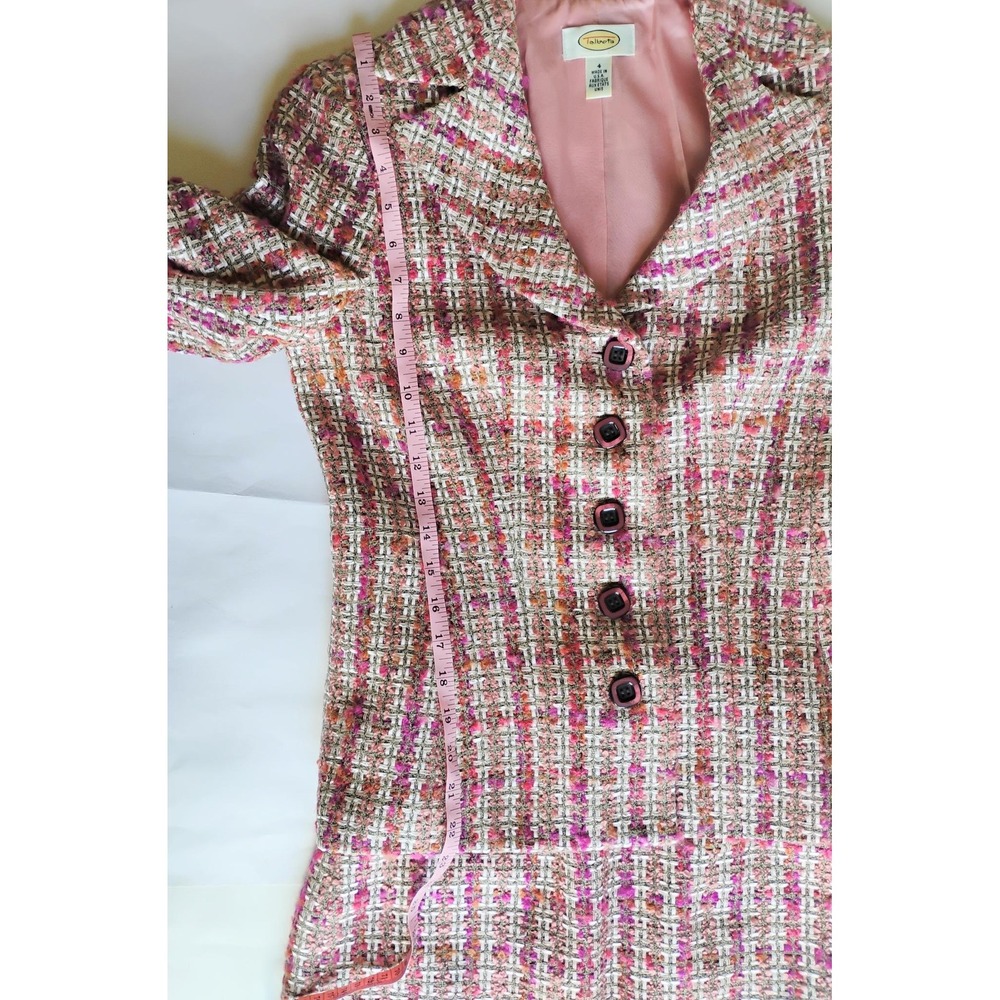 Talbots Pink Tweed Skirt Set - Picture 6 of 11